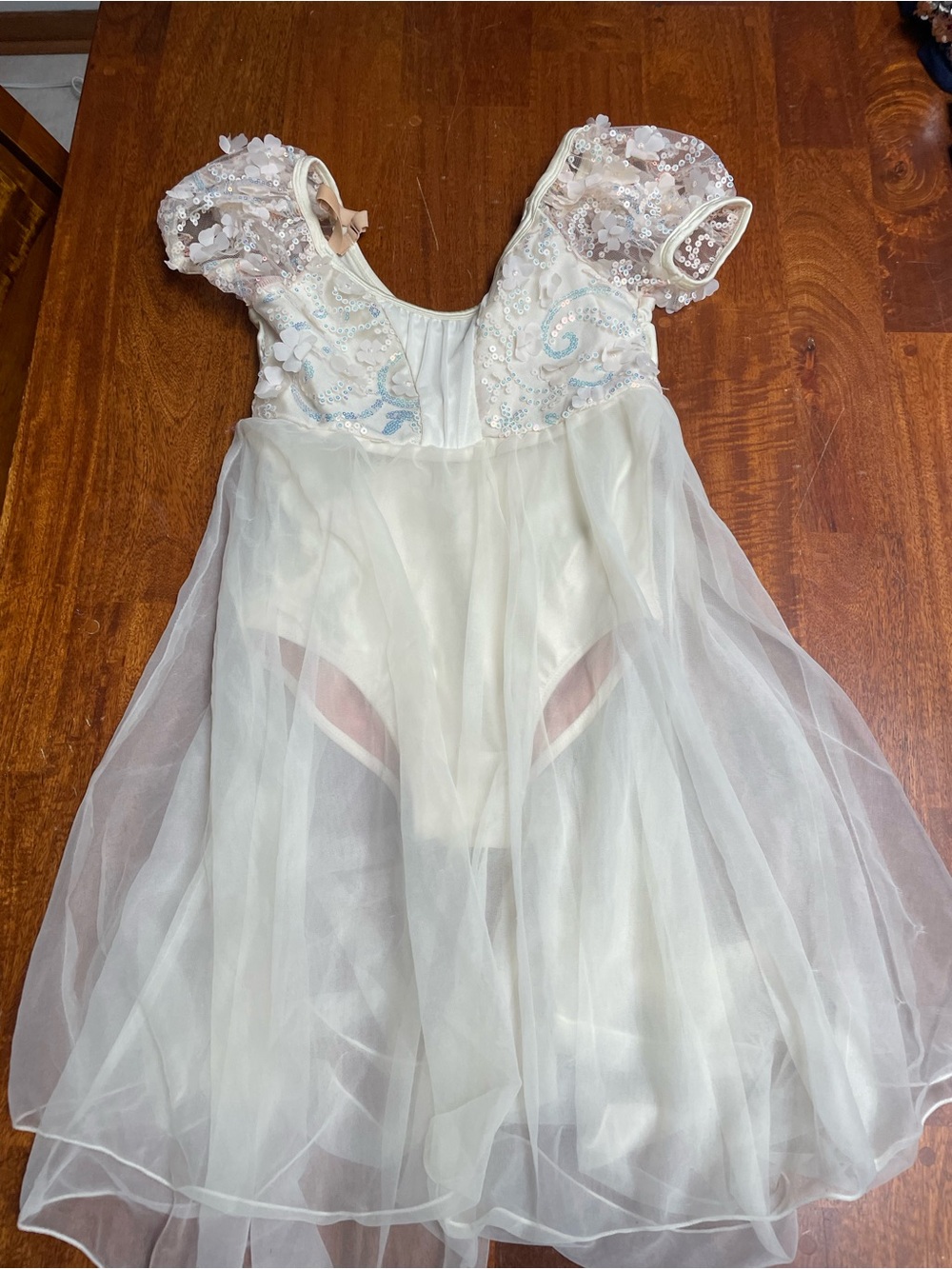 Revolution dance dress size lc color ivory